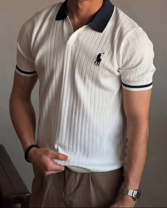 Old money polo white