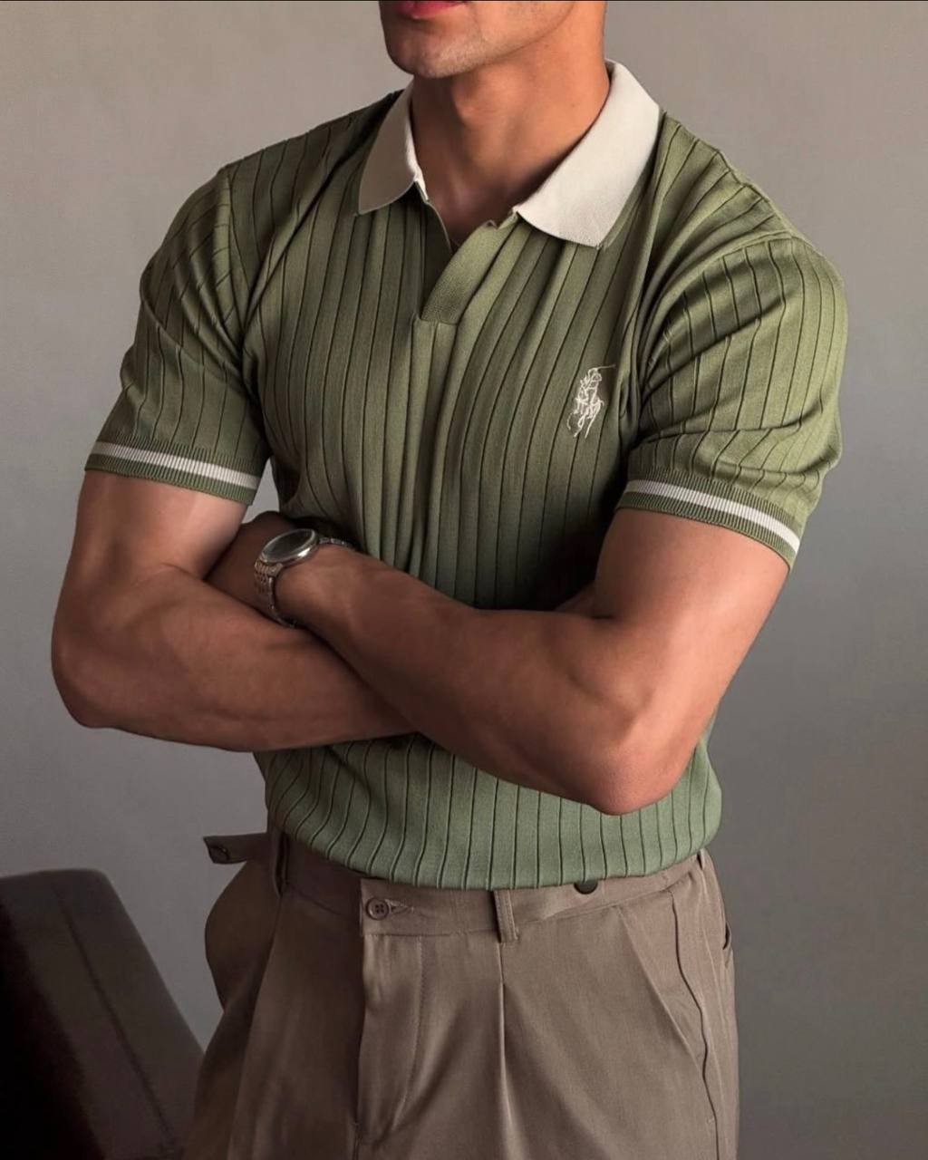 Old money polo green